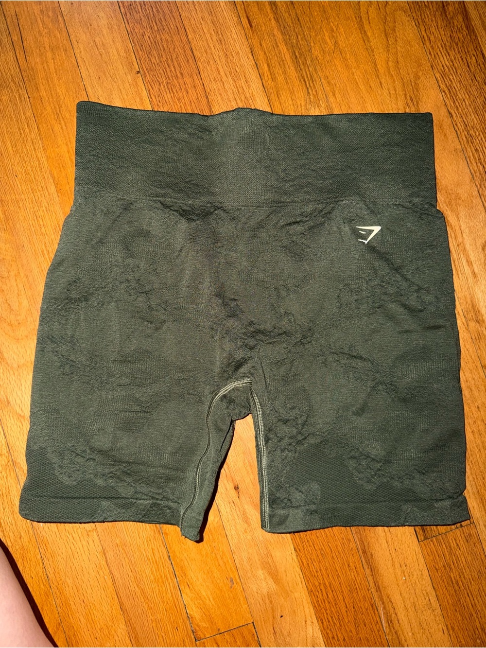 Gymshark High-Waist Seamless Bike Shorts with Subtle Logo
